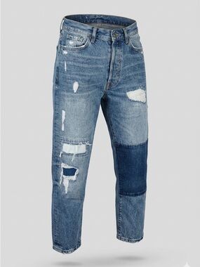 H&M Straight Fit Cropped Jeans. Waist 34